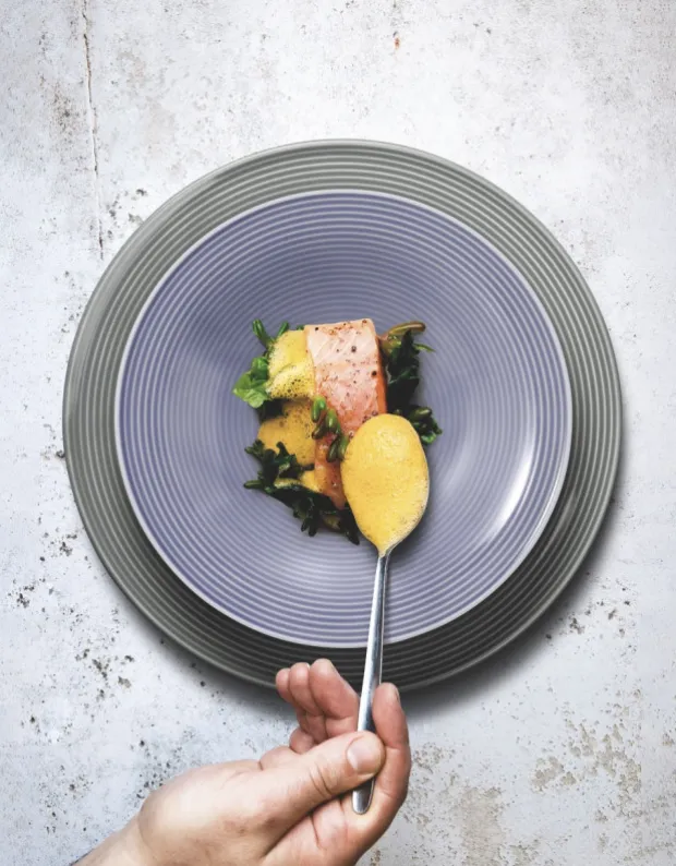 Beat Speiseteller rund 27,5 cm Color Glaze Fliederblau