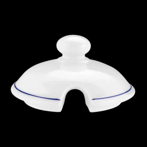 Compact Deckel zur Zuckerdose 6 Personen Blaurand