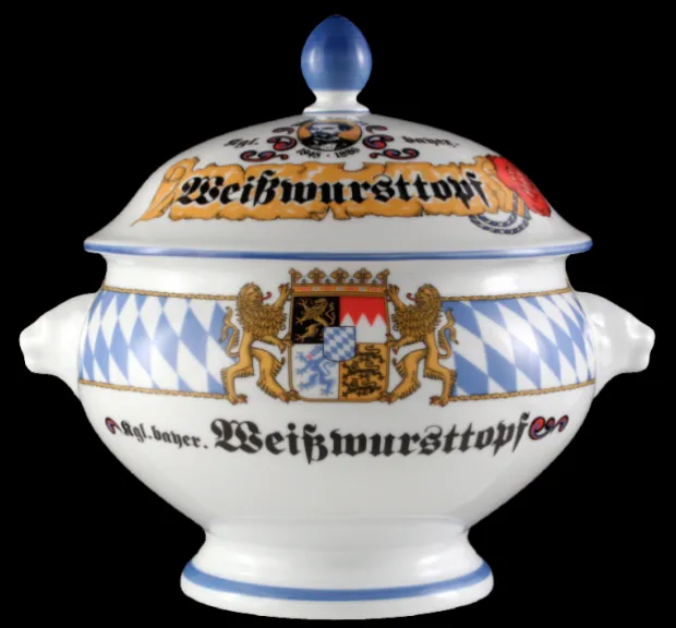 Compact Löwenkopfterrine mit Deckel 2,10 l Bayern