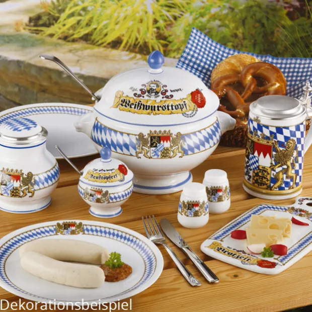Compact Speiseteller "Schmankerl" 25 cm Bayern