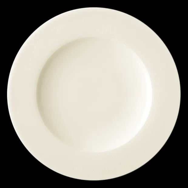 Diamant Teller flach 22,5 cm cream