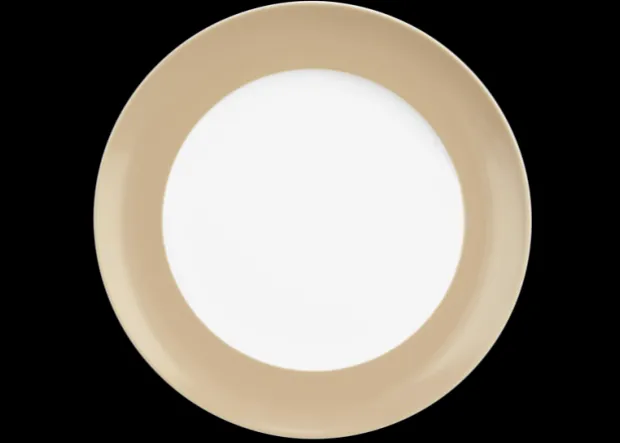 Liberty Frühstücksteller rund 22,5 cm Fahne Pure Colors dusty beige