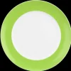 Liberty Frühstücksteller rund 22,5 cm Fahne Pure Colors lime green