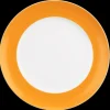 Liberty Frühstücksteller rund 22,5 cm Fahne Pure Colors mango orange