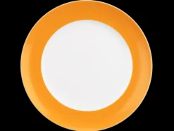 Liberty Frühstücksteller rund 22,5 cm Fahne Pure Colors mango orange