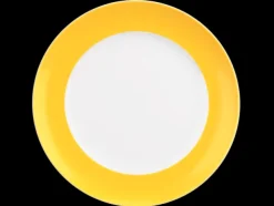 Liberty Frühstücksteller rund 22,5 cm Fahne Pure Colors yellow glow