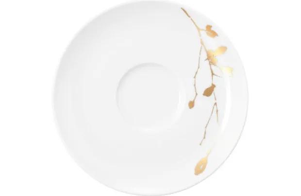 Liberty Kombi-Untertasse groß 16,5 cm Golden Rose Hip
