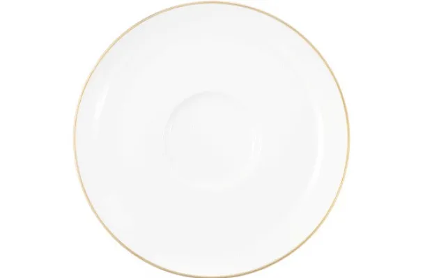 Liberty Kombi-Untertasse groß 16,5 cm Goldrand