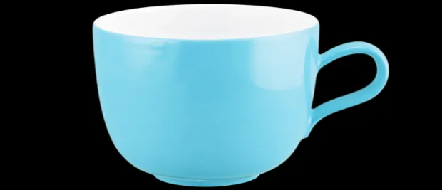 Liberty Milchkaffeeobertasse 0,38 l Pure Colors lagoon blue