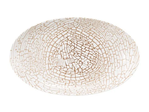 Liberty Servierplatte oval 24x14,5 cm Krakelee