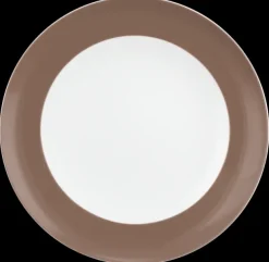 Liberty Speiseteller rund 27 cm Fahne Pure Colors cocoa brown
