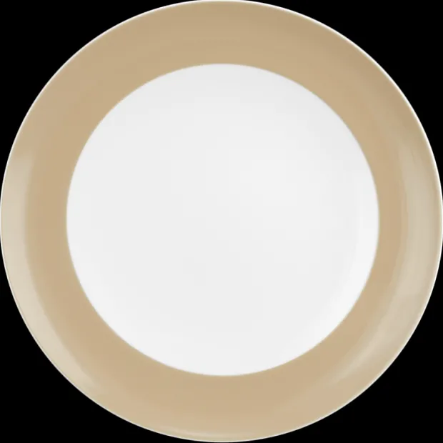 Liberty Speiseteller rund 27 cm Fahne Pure Colors dusty beige