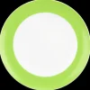 Liberty Speiseteller rund 27 cm Fahne Pure Colors lime green