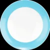 Liberty Suppenteller rund 23,5 cm Fahne Pure Colors lagoon blue