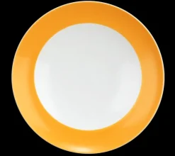 Liberty Suppenteller rund 23,5 cm Fahne Pure Colors mango orange