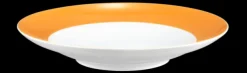 Liberty Suppenteller rund 23,5 cm Fahne Pure Colors mango orange