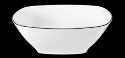 Lido Dessertschale eckig 15 cm Black Line