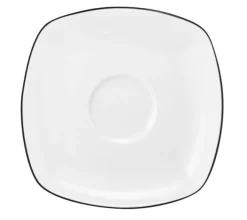 Lido Kombi-Untertasse eckig 14,5 cm Black Line