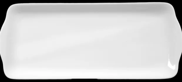 Lido Kuchenplatte eckig 35 cm weiß