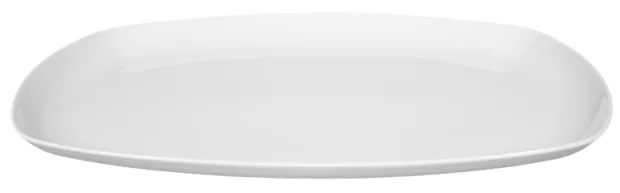 Lido Servierplatte eckig 31x21cm weiss uni