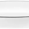 Lido Suppenteller eckig 21 cm Black Line