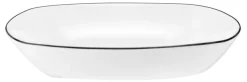 Lido Suppenteller eckig 21 cm Black Line