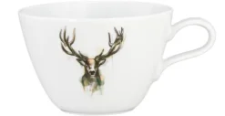 Life Milchkaffeeobertasse 0,37 l Nature Hirsch