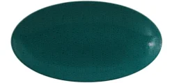 Life Servierplatte oval 33x18 cm Fashion Trendy Petrol