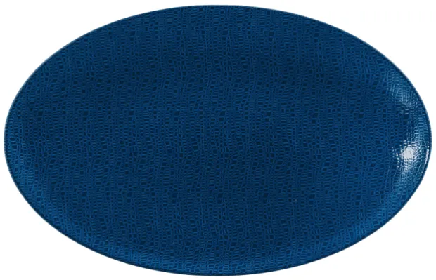 Life Servierplatte oval 40x26 cm Fashion Classic Blue