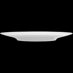 Life Servierplatte rund flach 33 cm weiß