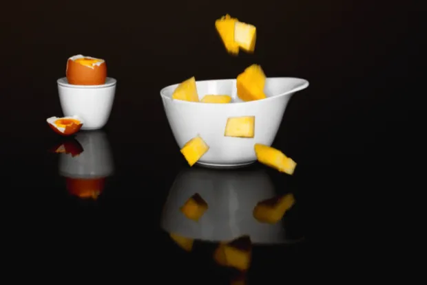 Life Snack and Egg 2-tlg. weiß