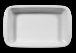 Lukullus Auflaufform eckig 30 cm weiß