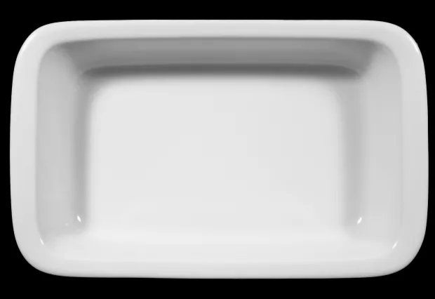 Lukullus Auflaufform eckig 35 cm weiß