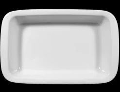 Lukullus Auflaufform eckig 38 cm weiß