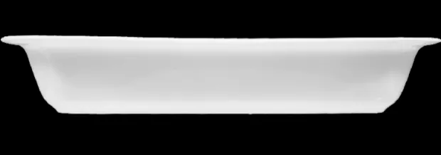 Lukullus Auflaufform eckig 38 cm weiß
