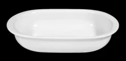 Lukullus Auflaufform oval 25,5x16,5 cm weiss AUSLAUF