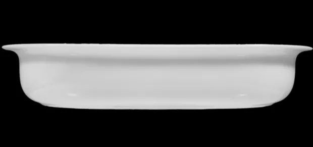 Lukullus Auflaufform oval 34x21,5 cm weiss AUSLAUF