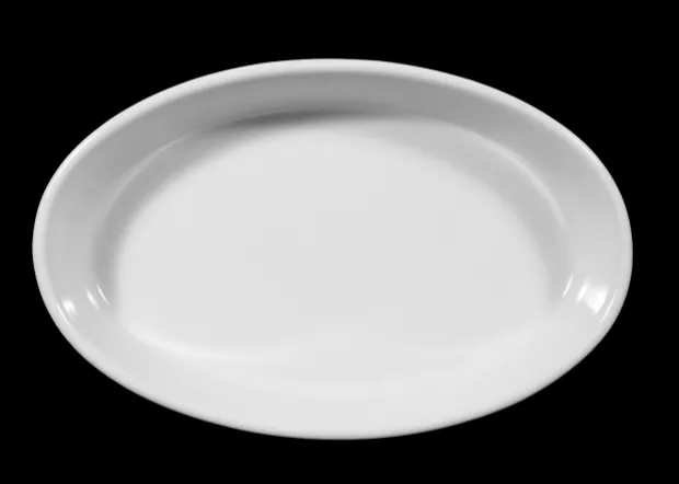 Lukullus Backform oval 24 cm weiß