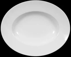 Lukullus Pastateller oval 32 cm weiß