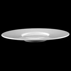 Mandarin Eventteller flach oval 25 cm weiß