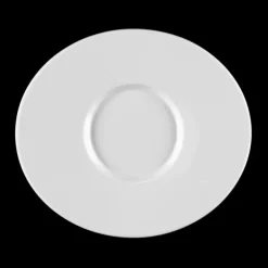 Mandarin Eventteller flach oval 25 cm weiß