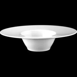 Mandarin Eventteller tief oval 25 cm weiß
