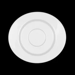 Mandarin Untertasse zur Moccatasse oval weiß