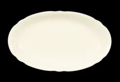 Marie-Luise Beilagenplatte 24 cm elfenbein