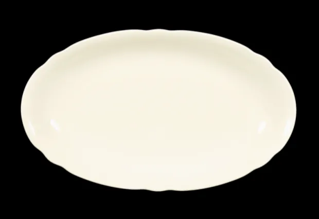 Marie-Luise Beilagenplatte 24 cm elfenbein