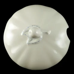 Marie-Luise Deckel zur Schüssel mit Deckel Streublume blauer Rand