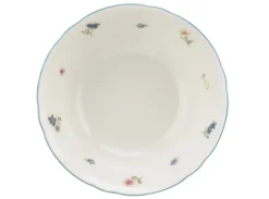 Marie-Luise Dessertschale 15 cm Streublume blauer Rand