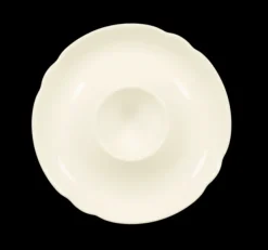 Marie-Luise Eierbecher mit Ablage elfenbein