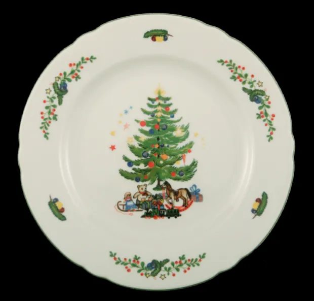 Marie-Luise Frühstücksteller 20 cm Weihnachten