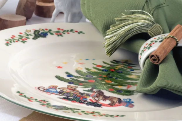 Marie-Luise Frühstücksteller 20 cm Weihnachten